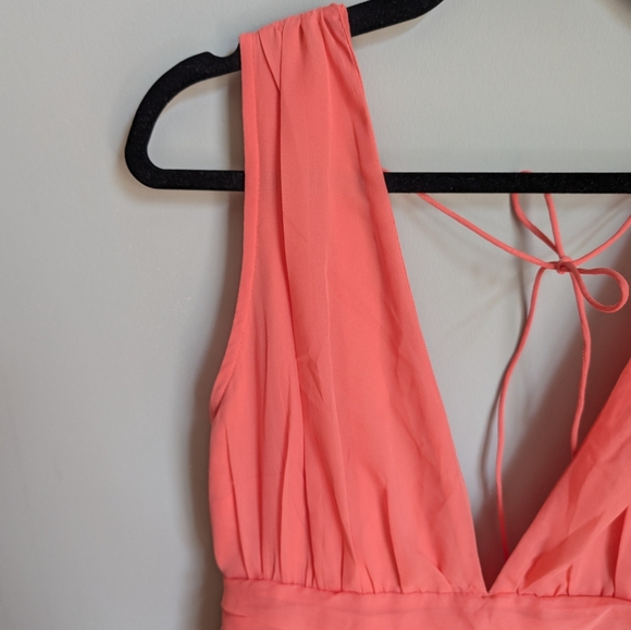 Abercrombie coral sundress - Picture 3 of 4